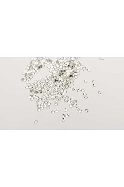 yiğit aksesuar White Crystal Bonding Glass Stone 1000 Pieces
