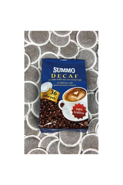 SUMMO Senseo Pads Decaf 36 Pack Pod Coffee Capsule