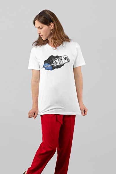 ErTaPassage Γυναικείο μπλουζάκι White Space Shuttle με τύπωμα - T3995960