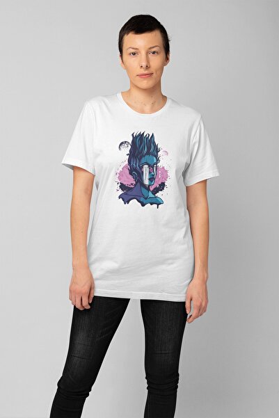 ErTaPassage Μπλουζάκι White Alien Girl με τύπωμα - T5504113