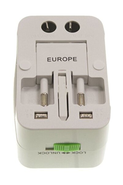 epazzar Universal Fiş Piriz Çevirici Adaptör Çoklu Priz Çevirici Adaptor