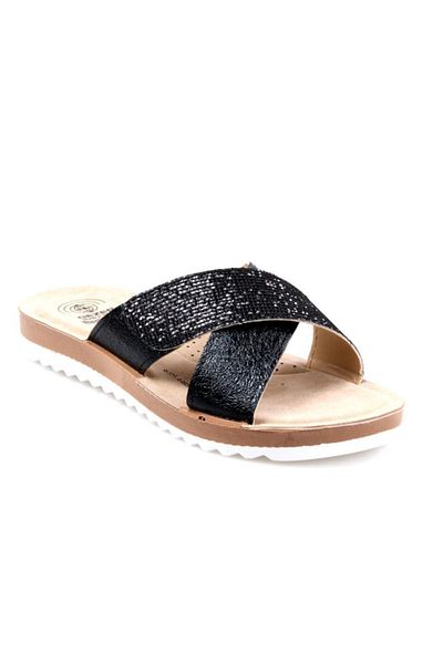 GEZER 11403 Model Black Women's Slippers
