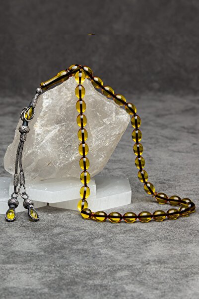 OTTOTESBİH Ποιοτικό χάντρες προσευχής, χάντρες προσευχής από κεχριμπαρένιο φω...