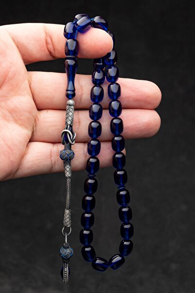 OTTOTESBİH Mărgele de rugăciune cadou pentru bărbați, mărgele de rugăciune de chihlimbar de foc, mărgele de rugăciune de chihlimbar stoarse