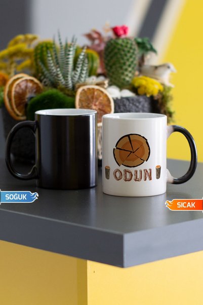 Hediyelen Odun Sihirli Kupa Bardak