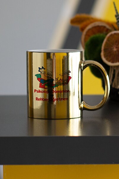 Hediyelen Psikolojik Danışman Ve Rehber Öğretmen Gold Kupa Bardak
