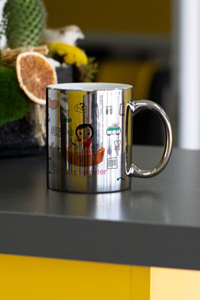 Hediyelen Tıbbi Sekreter Gümüş Kupa Bardak