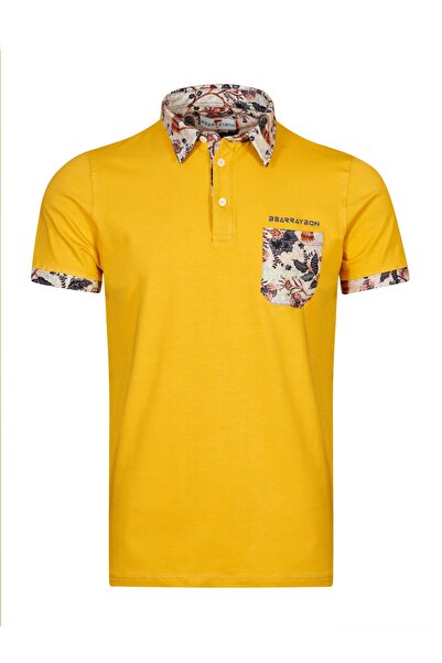 BEARRAYBON Men's Polo Neck T-shirt - Relaxed Fit