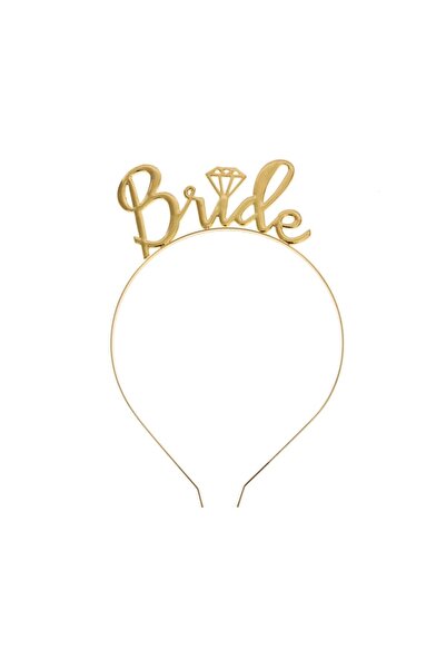 Vip-Aksesuar Metal Bride To Be Bridal Crown Gold