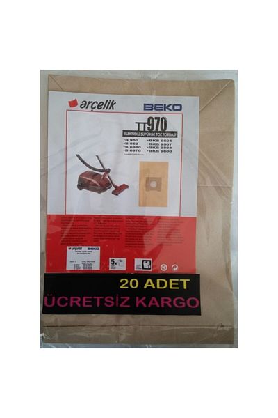 Supurgeavm Beko Bks 9505 Bks 9507 Bks 9595 Bks 9600 - 20 Paper Dust Bags