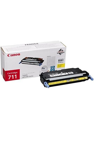Canon Crg-711y Orijinal Sarı Toner (1657b002) - 6000 Sayfa