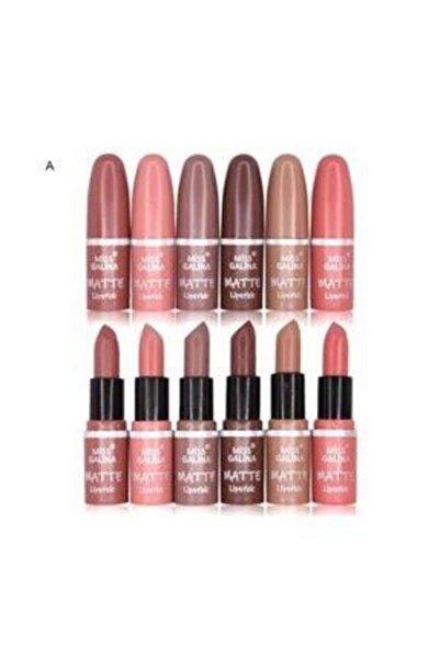 MissGalina Miss Galina Matte 6'l Ruj Seti