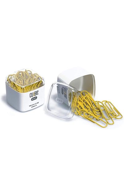 Mas 1268 Cubbie - Yellow Giant Paper Clip X 8 Pack Colorful