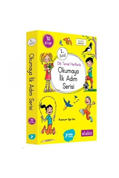 Genel Markalar Dik Temel Harflerle Okumaya Ilk Adım Serisi (10 Kitaplık Set)