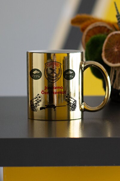 Hediyelen Jandarma Özel Harekat Gold Kupa Bardak