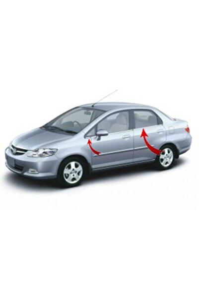darwish Honda City 2009- Cam Çıtası 6 Parça Krom