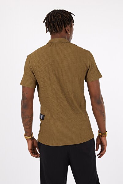 S&R FASHION Πουκάμισο με κοντό μανίκι με χαλαρή εφαρμογή