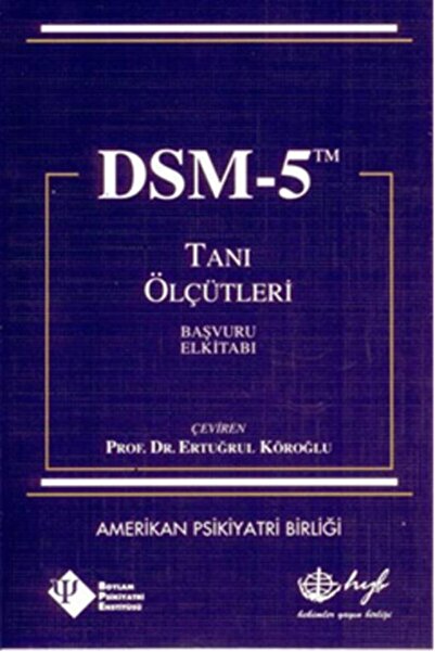 Hyb Yayıncılık Dsm-5 Tanı Ölçütleri Başvuru El Kitabı Esenkal Yayıncılık