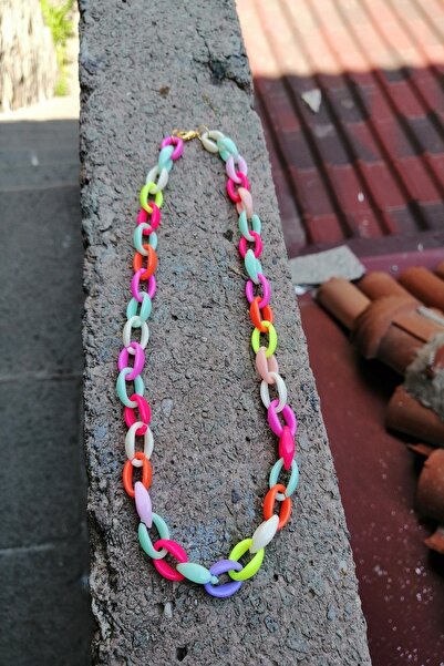 Cocopelli Concept El Yapımı Renkli Zincir Kolye