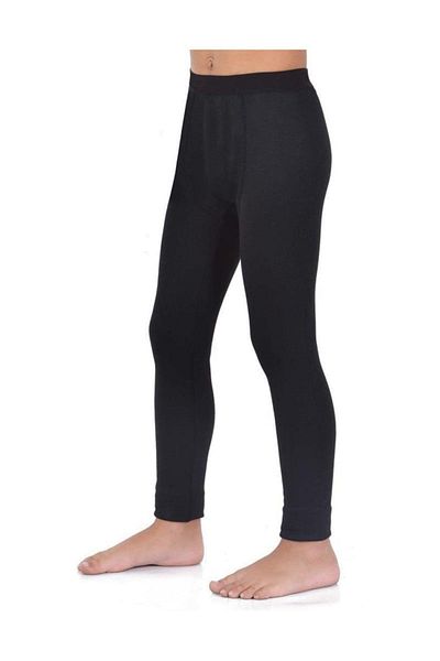 bejamonti Men's Black Kids Thermal Underwear Athlete
