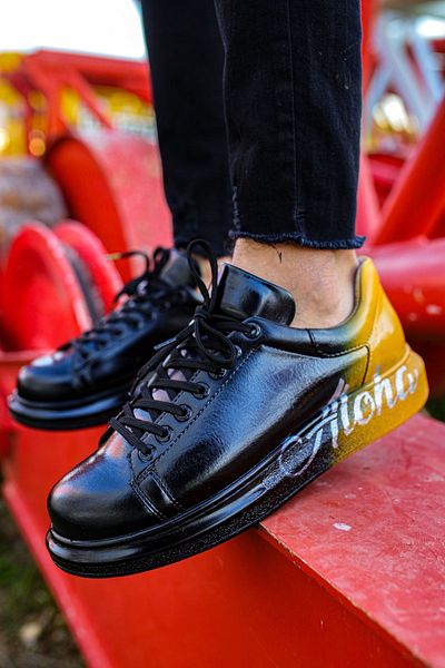 Chekich Ch254 Bt Men's Shoes 476 Black Yellow Aloha