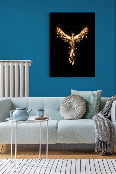 GIFTDECO Phoenix Anka Kuşu Tuval Kanvas Tablo