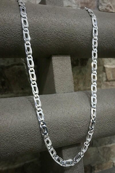 Erer Gümüş Gümüş Kuş Gözü Model Boyun Zinciri Kolye