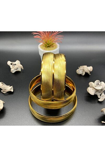 barisiva gold 22 Ayar Altın Kaplama Kadın 1.5 Cm Eninde Bilezik Modeli Adet Fiyatıdır