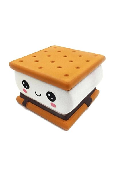 Genel Markalar Bisküvi Arası Lokum Marshmallow Squishy Oyuncak Sukuşi