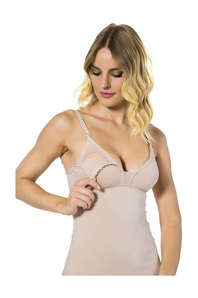 Momslab Βαμβακερό εσώρουχο θηλασμού Skin Color 3050 Model