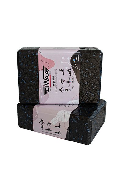 CIWAA Epp Yoga Block Blue 2 Pack