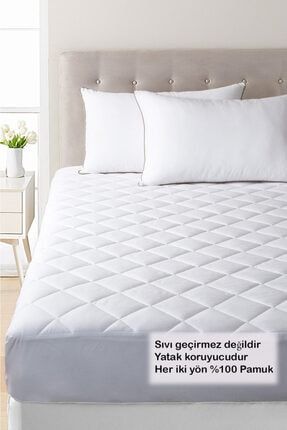 Formeya Pamukkale Cift Yonlu Kapitone Yatak Koruyucu 100 Pamuk Fitted Alez Fiyati Yorumlari Trendyol