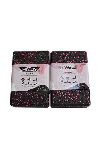 CIWAA Pink Epp Yoga Block - Pack of 2