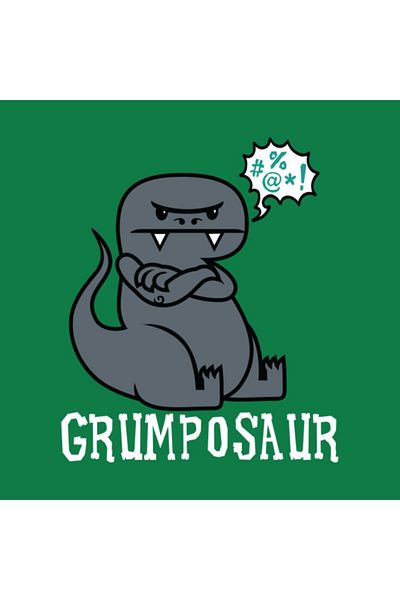 Pixxa كوب ديناصور غير سعيد من Grumposaur