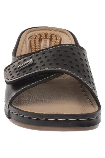 GEZER Γυναικείες παντόφλες 11260 Massage Sole Fashion Μαύρες