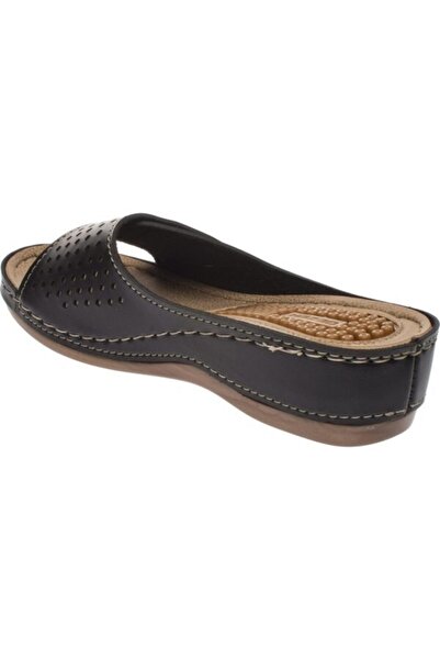 GEZER Γυναικείες παντόφλες 11260 Massage Sole Fashion Μαύρες