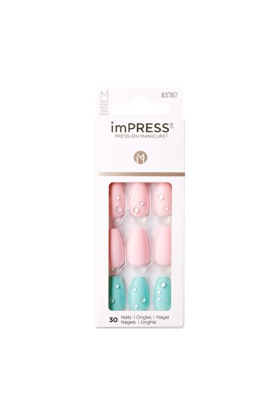 Impress Kımm06 Kendinden Yapışkanlı Takma Tırnak - Kısa- Kımm06