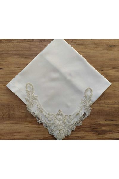 Çeyiz Bahçesi French Lace Promise Engagement Bundle Cream Cream