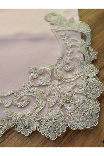 Çeyiz Bahçesi French Lace Promise Engagement Bundle Powder