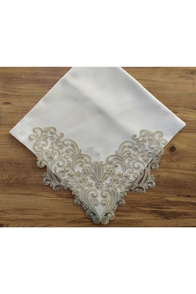 Çeyiz Bahçesi French Lace Promise Engagement Bundle Cream Cappuccino