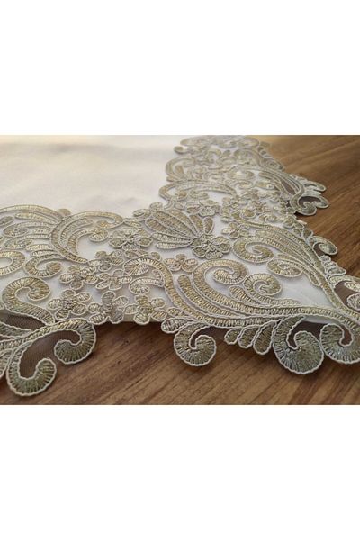 Çeyiz Bahçesi French Lace Promise Engagement Bundle Cream Cappuccino