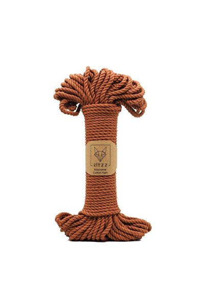 Ritzz 5mm // 3 περιτυλίγματα // Βαμβακερό σχοινί / κανέλα