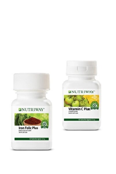Amway Iron Folic Plus + Vitamin C Plus 60 Tablet Hediyeli