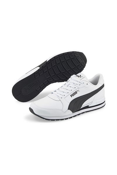 Puma St Runner V3 L Unisex Spor Ayakkabı 384855-09 White-black