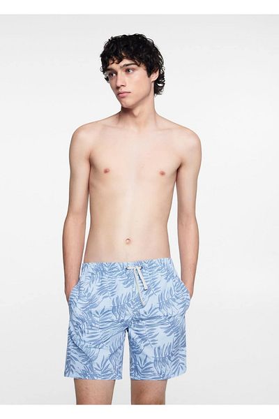 Mango Teen Μαγιό με σχέδια σε φύλλα