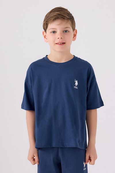 U.S. Polo Assn. Boy's Blue Bermuda Suit