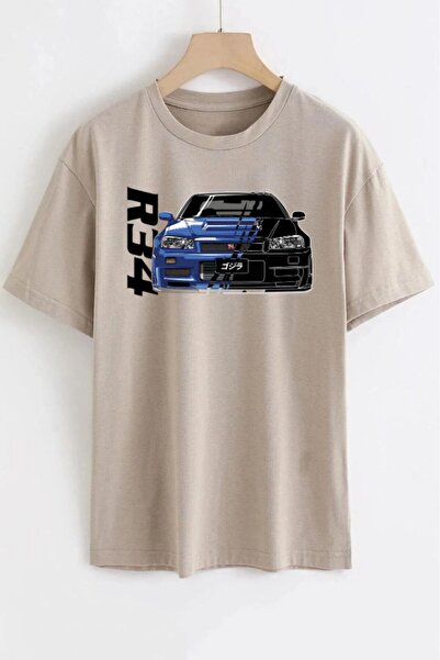 oneagılyazı Nissan Skyline R34 Gtr Design T-shirt