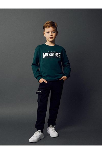 LC Waikiki LCW Kids Boys Cargo Φούτερ - Ελαστική μέση