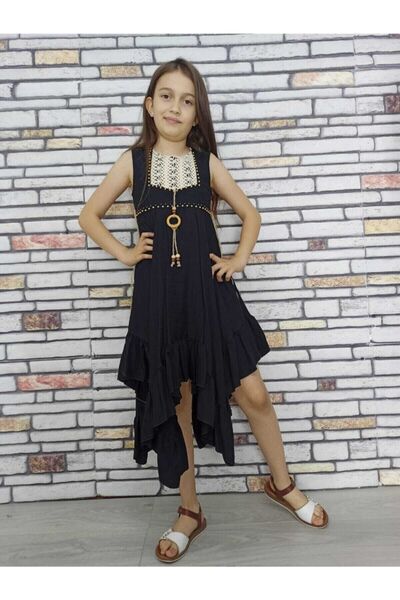 Asortik Kids Crna haljina za devojčice