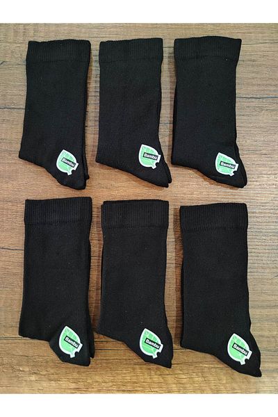 Leement socks 6 чифта безшевни детски бамбукови чорапи до глезена - дълги чорапи до глезена за училище
